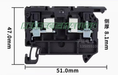 100PC/BOX NEW FOR weidmuller Terminal block SAKSI4N 2697350000 Without lamp 6.3A