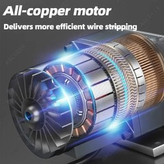 60W Multi-hole Wire Stripper for Scrap Copper Wire Scrap Cable Stripping Machine