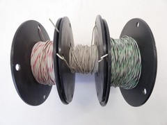 *Lot of 3* Allied Wire & Cable Wire Spool Reels 61-22-7T-9, 07-20-10T-9/2, 07…