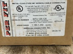 American Connector WTU-125-125, Perfit Water Tight Union, 1pc