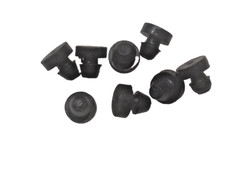 PUSH-IN RUBBER FEET 3/8 DIA PAD, 1/8 HOLE, 1/16 PANEL THK – 30 pcs