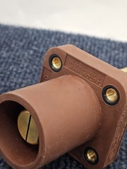 Hubbell Single Pole Receptacle, 400 Amp. 2 Hole, 600 Volts Series 16