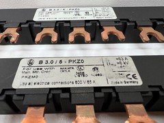 LOT OF (2) GOOD USED! MOELLER 65A 600V BUS BAR B3.0/5-PKZ0