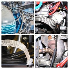 Tinned Copper Metal Braid Tube Sleeving Car EMI/RFI Ground Strip Cable Shielding