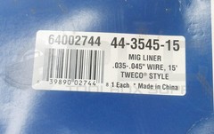 SEALED NEW RADNOR 44-3545-15 MIG LINER .035-.045″ WIRE 15′