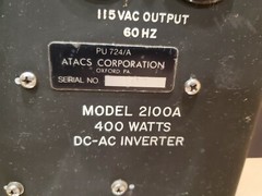 DC-AC Inverter Model 2100A