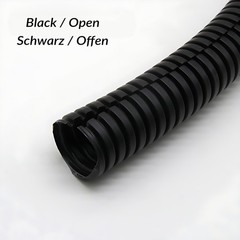 Conduit Spilt Cable Tidy Flexible Tube Convoluted Protection Tubing PP Organiser