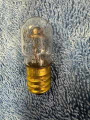 1 GE SCREW IN BASE NE45 bulb neon Hickok TV-7D/U tube tester short lamp 120 VAC