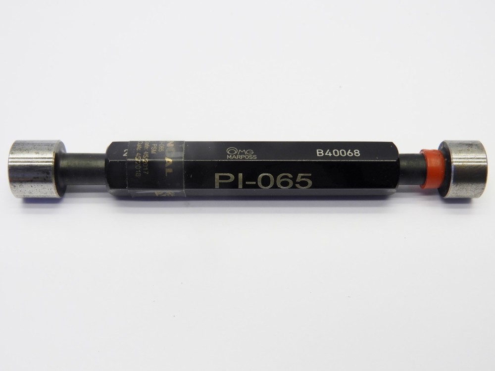 MG Marposs 13mm GO NO-GO Plug  Gauge PI-065 P-0.050 NP+0.050 20 Degree C B40068