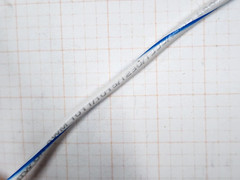 Southwire #18awg Stranded Bare Copper UL-1015 Lead Wire White w/ Blue /100ft