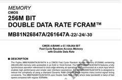QTY (16) MB81N261647A-22FN FUJITSU TSOP-66 256M BIT DOUBLE DATA RATE FCRAM NOS