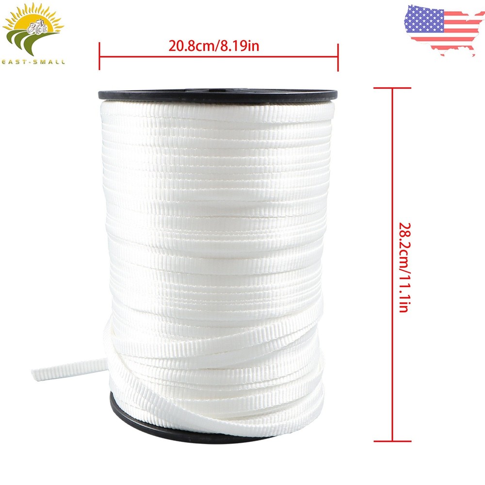 1/2″ x 1053′ 1250# Tensile Polyester Pull Tape, Mule Tape, Webbing for Packaging