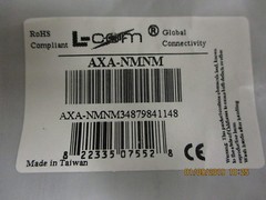 AXA-NMNM L-com Adapter, Barrel, N(Male-Male), Nickel Plated BRAND NEW! @5 Pieces