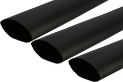 3xTEMCo 1 3/16″ Marine Heat Shrink Tube 3:1 Adhesive Glue Lined 12″ long BLACK