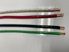 100′ EA THHN THWN 8 AWG GAUGE BLACK WHITE RED COPPER WIRE + 10 AWG GREEN