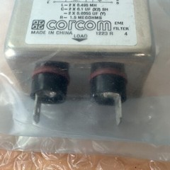 (2) NEW- Corcom 10VK1 Power Line EMI Filter 10 Amp 120/ 250 VAC 50/60Hz FASTSHIP