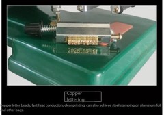 Color Ribbon Coding Machine, Constant Temperature Copper Character Hand Press