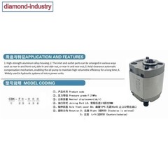 CBK-F2.1 gear pump, micro gear pump