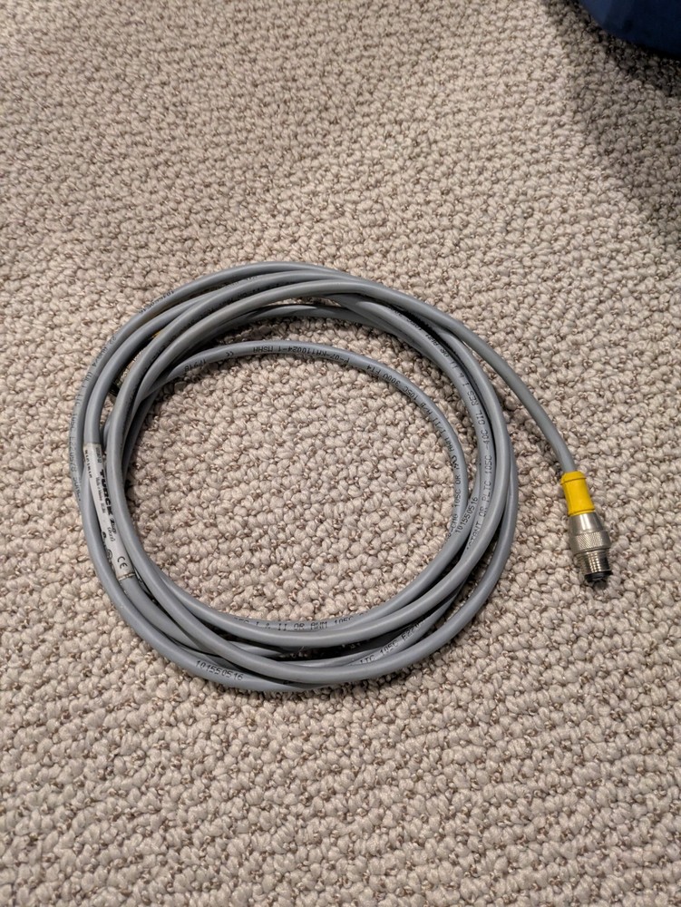 TURCK RK4.4T-3-RS 4.4T, U2167-12, EUROFAST DOUBLE-ENDED CORDSET, Used, Very Good