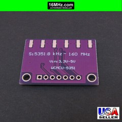 Si5351A Clock Generator Breakout Board 8KHz~160MHz Arduino 3.3v 5v G21