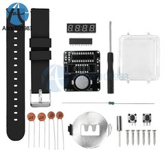 Electronic Watch DIY Kit LED Digital Tube Display Soldering Project Practice