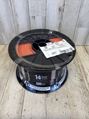 Southwire 500-Feet 14 -AWG Orange Solid Copper THHN Wire New Free Shipping