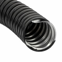 2 Meters Metal Flexible Corrugated Tubing Wire Cable Conduit Tube Pipe 20 x 23mm