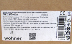 NEW WOHNER 32020 BUSBAR ADAPTER