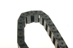 2Pcs Plastic Semi Closed Cable Drag Chain Carrier 1 Meter R38 18mmx37mm CNC