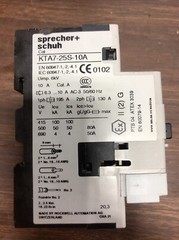 Sprecher+Schuh KTA7-25S-10A. Manual Motor Controller.