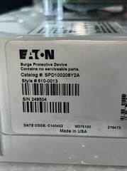 EATON SPD100208Y2A SPD SERIES SURGE PROTECTIVE DEVICE SCCR:200kA, 480V60H 100kA