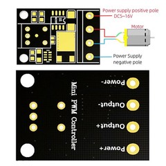 10PCS 5V-16V 10A Variable Voltage Regulator PWM DC Motor Speed Controller Switch