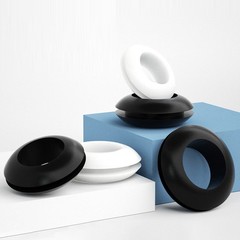 Open Grommets Black/White Rubber Wiring Ring Blind Plug Bung 3mm 4mm 5mm~90mm
