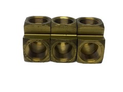 (3) NOS Parker 3/4” MNPT x 3/4” FNPT Brass Street Tee Pipe Fittings 2225P-12