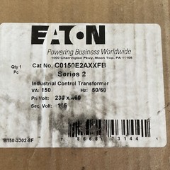 NEW EATON C0150E2AXXFB INDUSTRIAL CONTROL TRANSFORMER 150VA, 50/60Hz, 230 X 460V