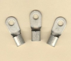 20 Bare RING Lug Brazed Barrel Terminal Connector #6 Wire Gauge AWG #10 Stud USA