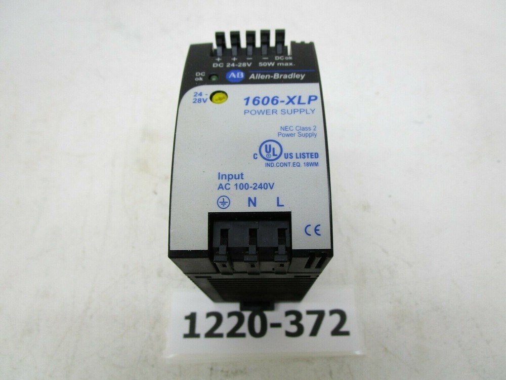Allen Bradley 1606-XLP50E Power Supply Adjustable 24-28 Vdc 2.1Amp