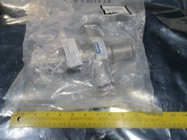 AMAT 3870-01212 Norcal Isolation valve, 3 way KF 40, NW40 rebuilt, 105763