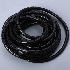 10m Spiral Wrap Cable Tidy Leads Binding/ PC TV Home Cinema Wire Management CCTV