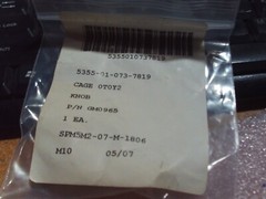 CME ARMA INC KNOB PART # GM0965 NSN: 5355-01-073-7819