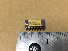 (1 PC) NATIONAL LM118D/883B Op Amp, Bipolar, 14 Pin, Ceramic, DIP OLD GOLD