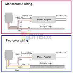 DC12V24V Mirror Touch Switch Bathroom Mirror Makeup Mirror LED Mirror Switch 3A