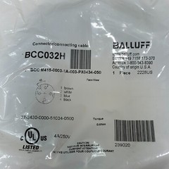 Balluff BCC M415-0000-1A-003-PX0434-050 CABLE, 4 WIRE 22AWG, 5M, BCC032H