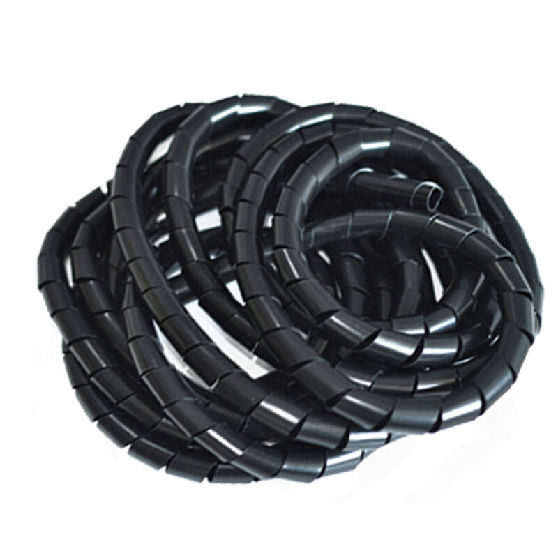 Spiral Wrap Cable Binding Tidy Leads on TV / PC / Home Cinema / CCTV Wires Hide