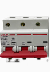 1pc NEW FOR DELIXI Circuit Breaker DZ47-125 3P 3-phase switch 63/80A/100A/125A