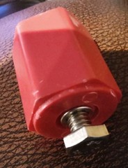 4 each MAR-BAL 1.25 Inch 10kV 1/4-20 Threaded Insulator With S.S. Hardware USA
