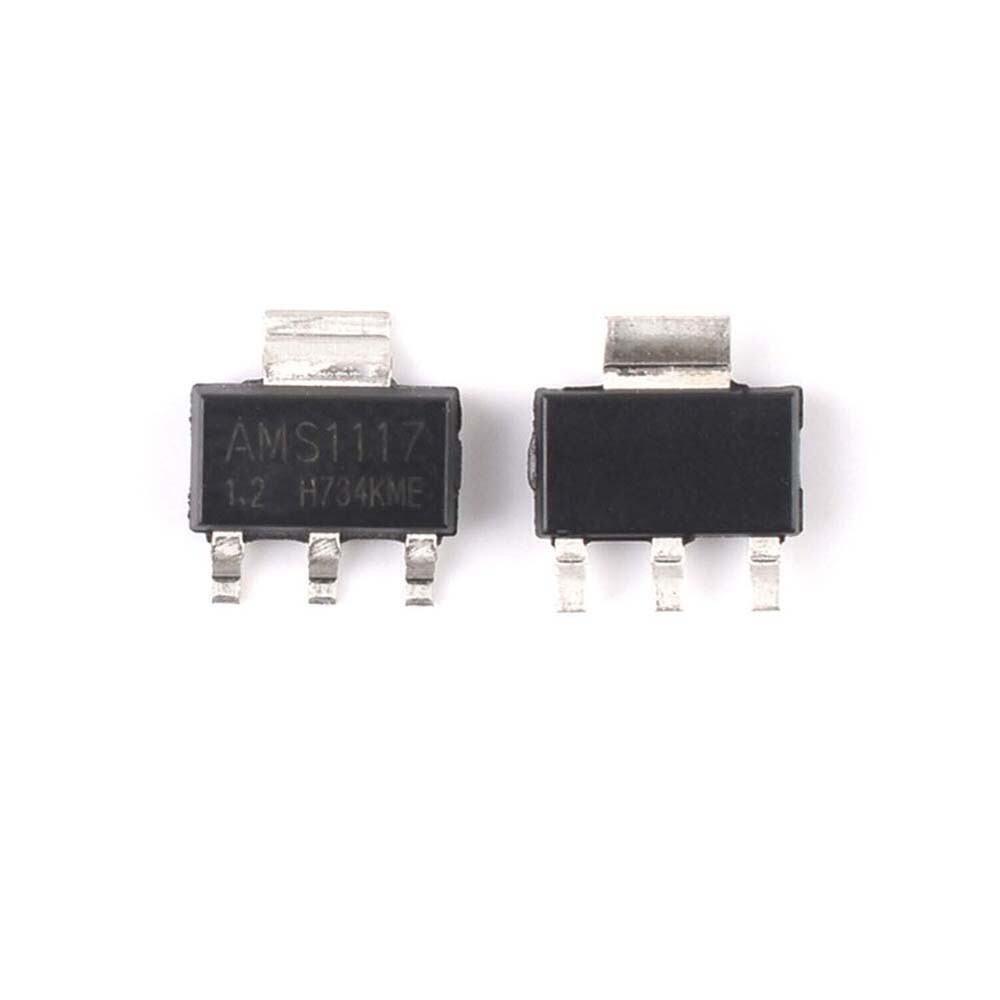AMS1117 Positive SMD Voltage Regulators Chip – 1.2V/1.5V/1.8V/2.5V/3.3V/5.0V ADJ