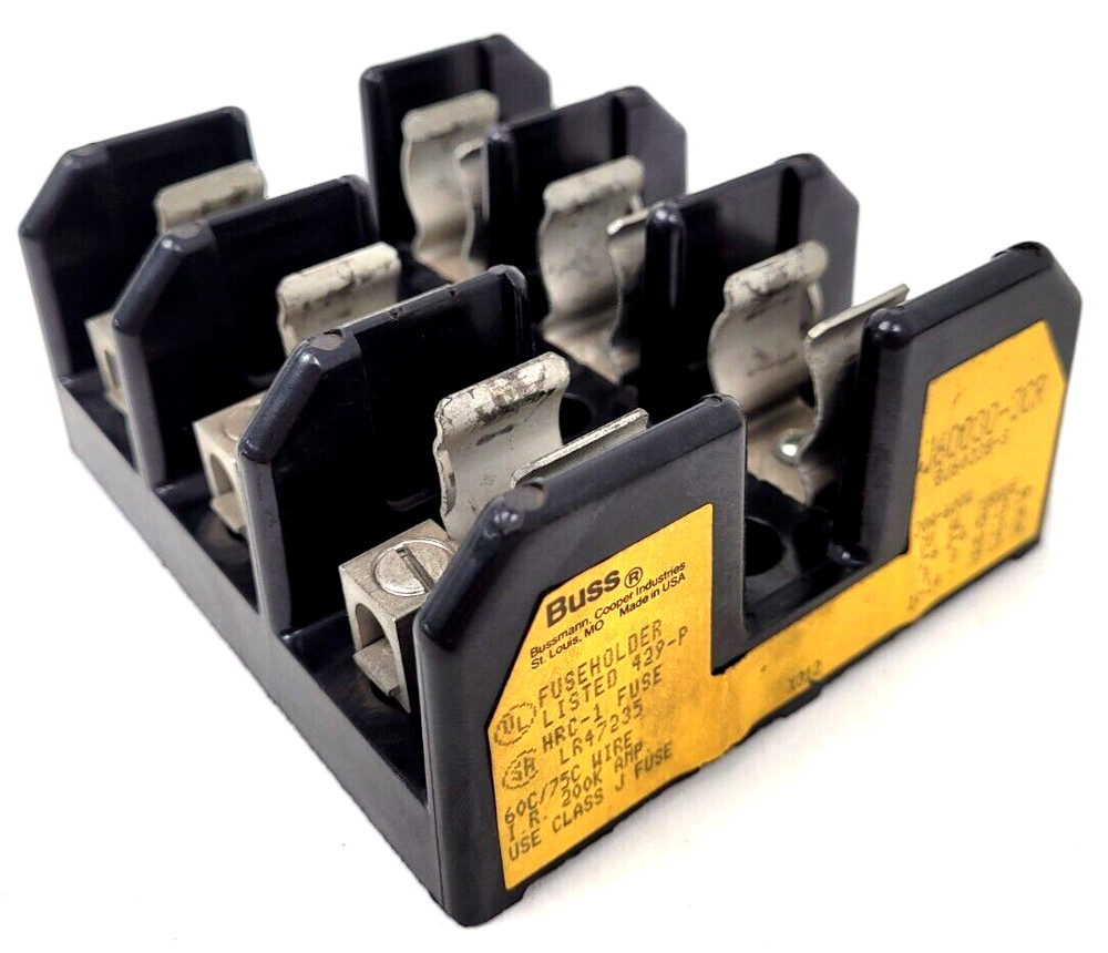 J60030-3CR Bussman 30A Class J Fuse Holder – Next Day Option
