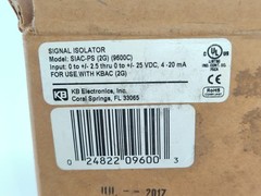 NEW KB Electronics SIGNAL ISOLATOR SIAC-PS (2G) (9600C) USE WITH KBAC (2G)