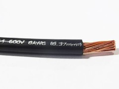 MTW 8 GAUGE AWG BLACK COPPER 19 STRAND WIRE 500′ FT MADE IN USA